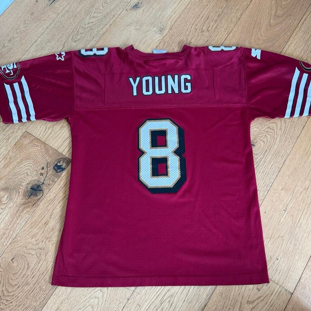 Vintage 1998 Starter San Francisco 49ers Steve Young #8 Jersey Youth Large